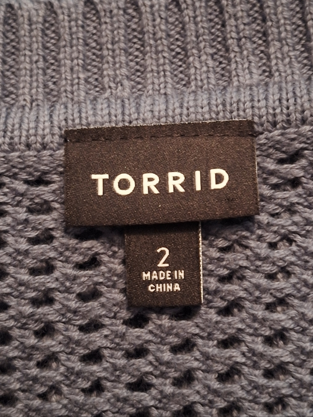 Torrid open knit sweater - Picture 4 of 6